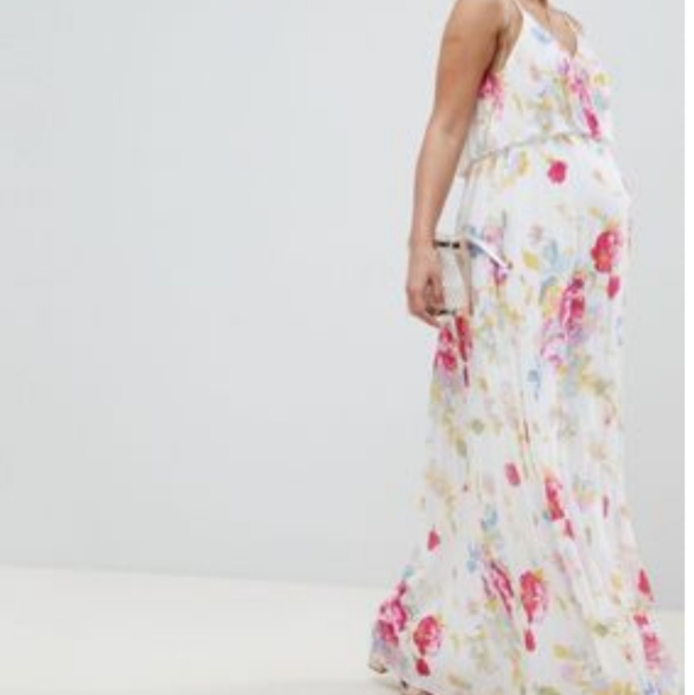 ASOS MATERNITY FLORAL MAXI DRESS